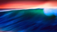 waves, ocean, sunlight, 5k, photography wallpaper