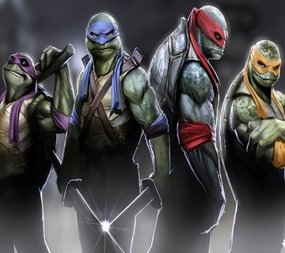 donatello, leonardo, michelangelo, new, ninja turtles