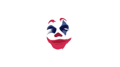 joker, minimalista, payaso, máscara