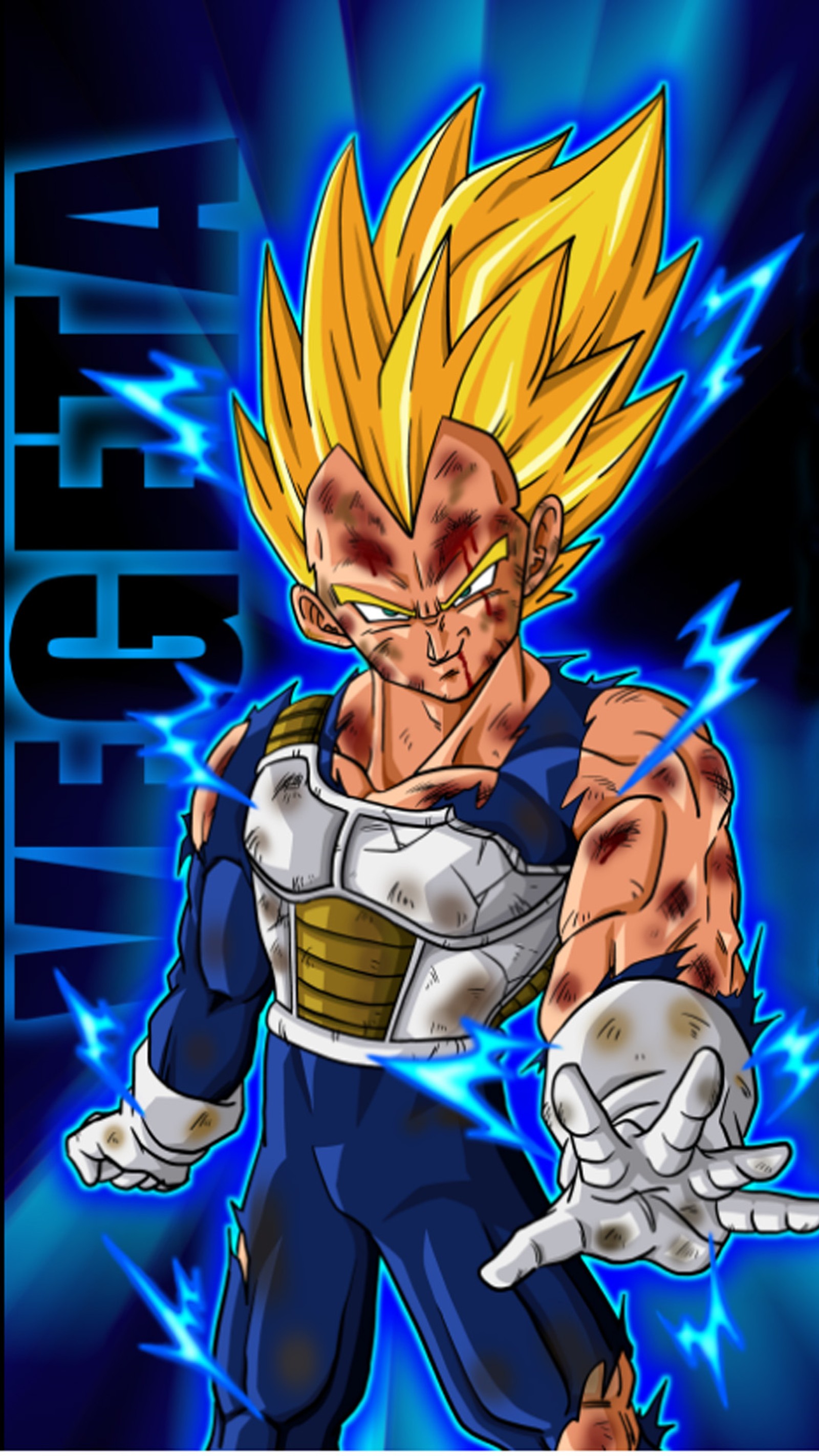 Une image de dessin animé d'un vegeta très jeune (balle, dbz, dragon, goku, vegeta)