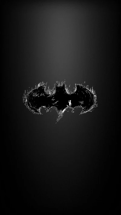 batman, noir, logo