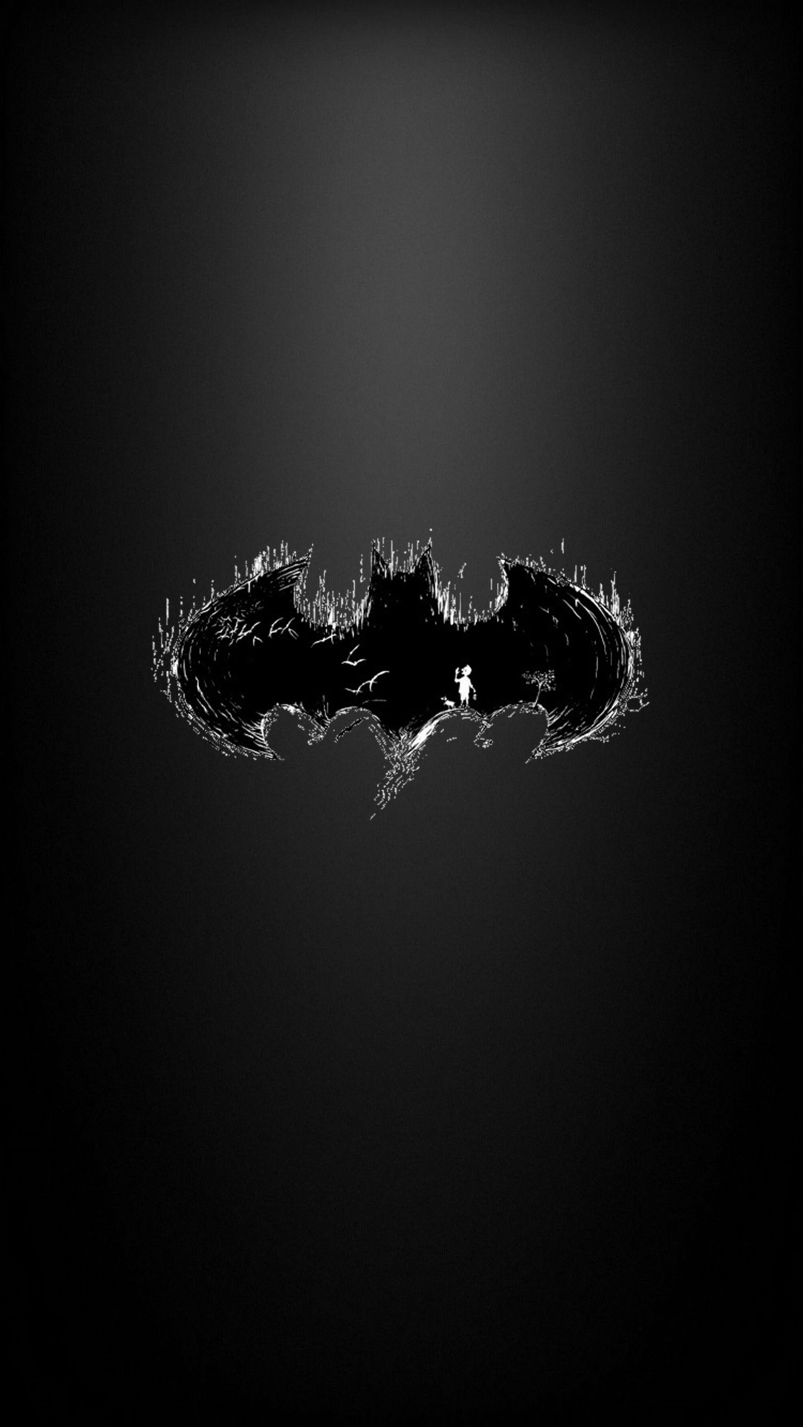 Logo de batman sobre un fondo negro (batman, negro, logotipo)