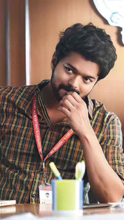 Thalapathy Vijay in Thoughtful Moment