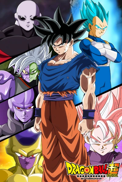 Dragon Ball Super: Goku y rivales en un enfrentamiento épico