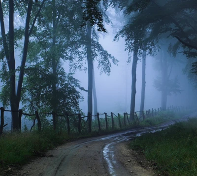 forêt, route