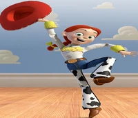 Jessie from Toy Story Dancing Cheerfully