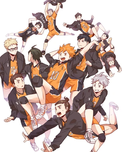 anime, haikyuu, karasuno, volleyball