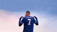 fifa 22, video game, football, kylian mbappe wallpaper