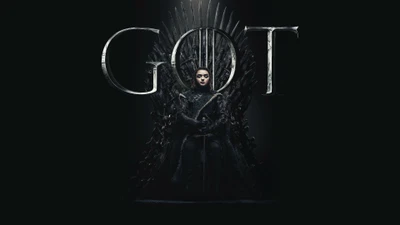 Arya Stark on the Iron Throne: A Game of Thrones Icon.