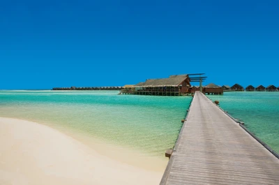 playa, isla, complejo turístico, mar, océano