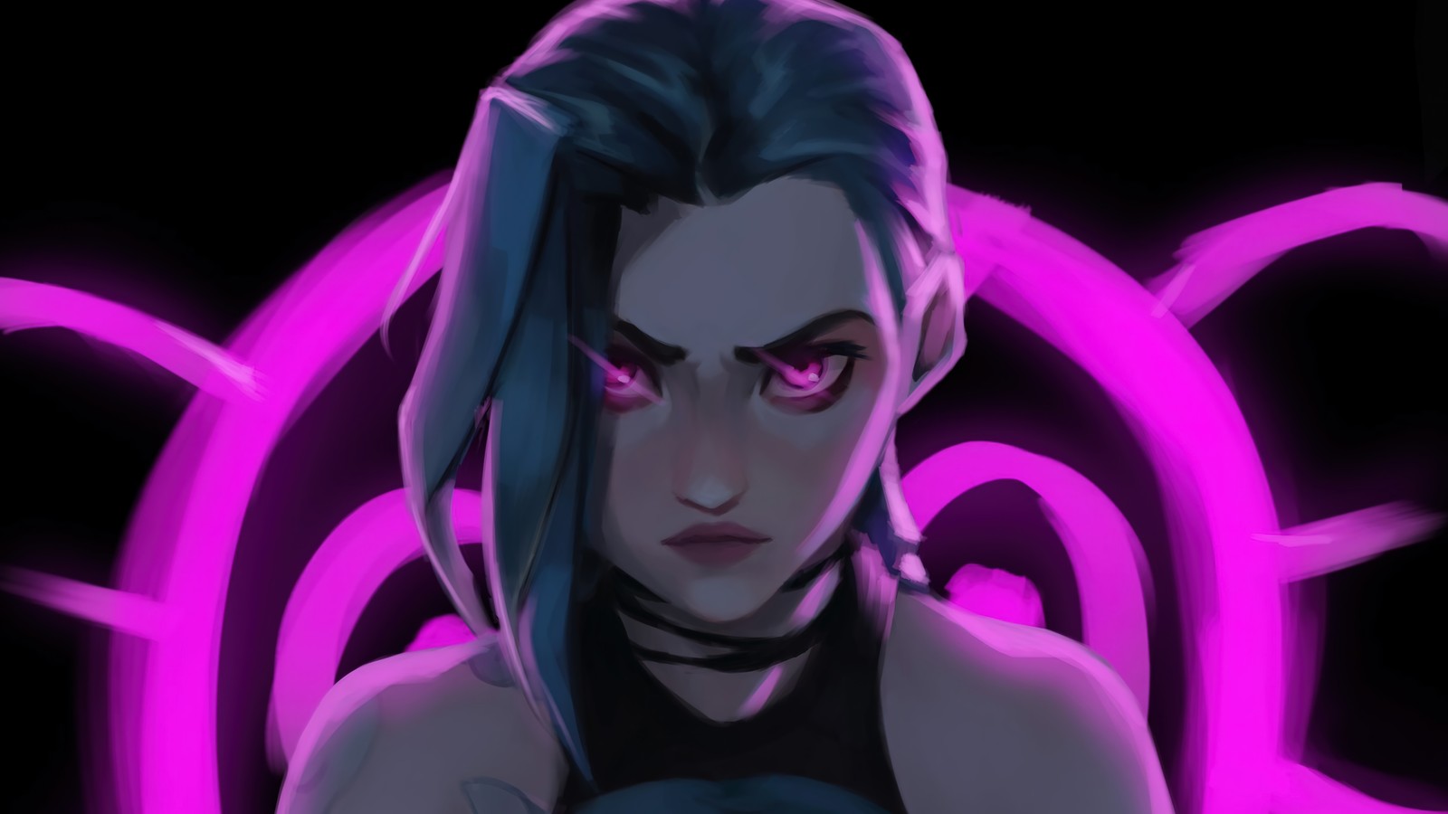 Скачать обои джинкс, jinx, arcane series, сериал, тайный