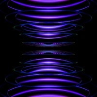 Abstract Purple Swirls on Black Background - 4K Wallpaper for iPad Pro M2