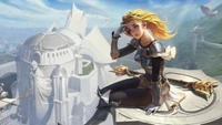 lux, lol, league of legends, video game wallpaper