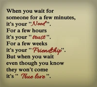 True Love: The Essence of Waiting