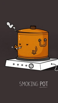 pot, smoking wallpaper