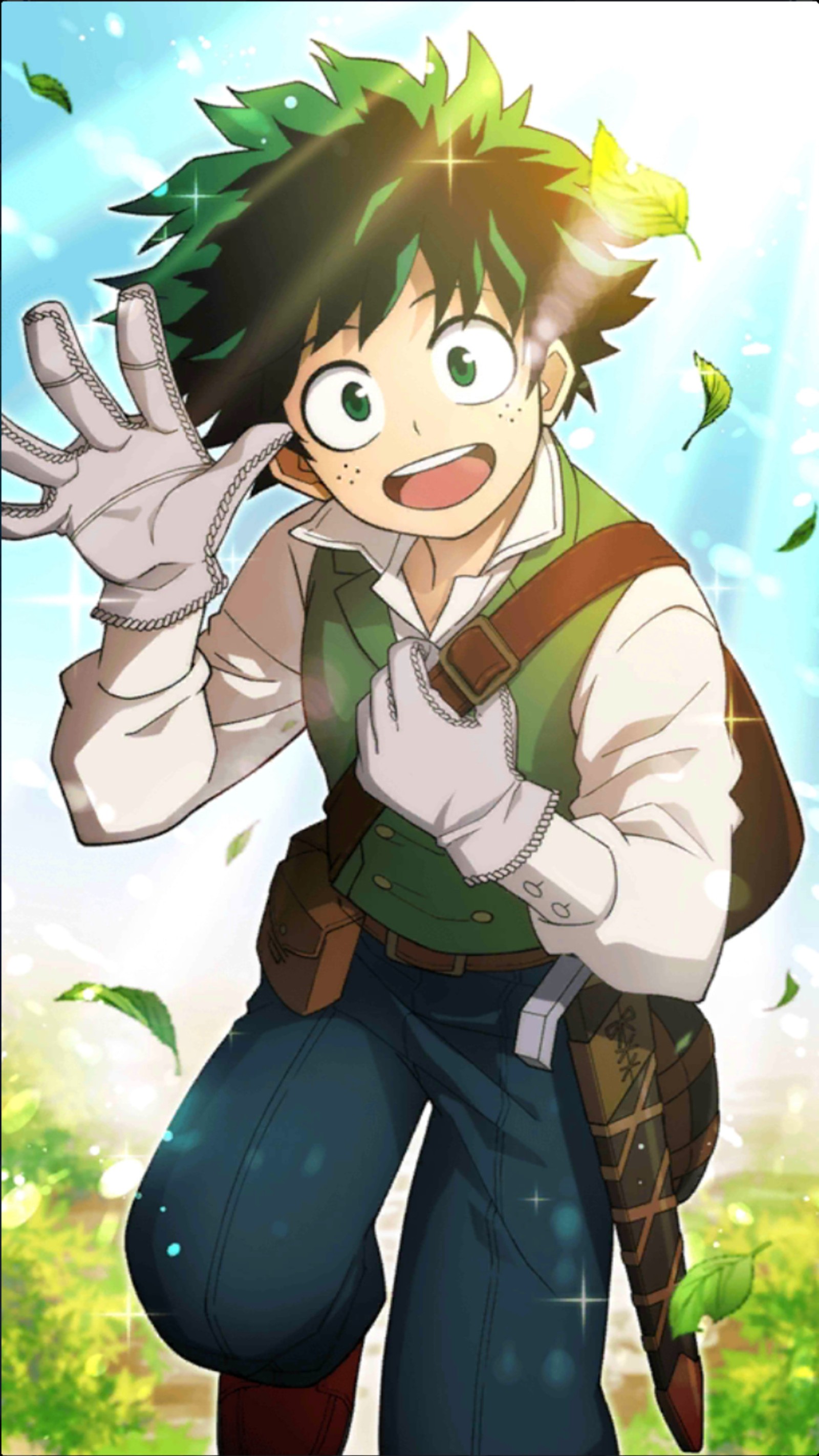 Lade anime, held, izuku midoriya Hintergrund herunter