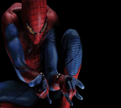 Homem-Aranha em pose de ação dinâmica