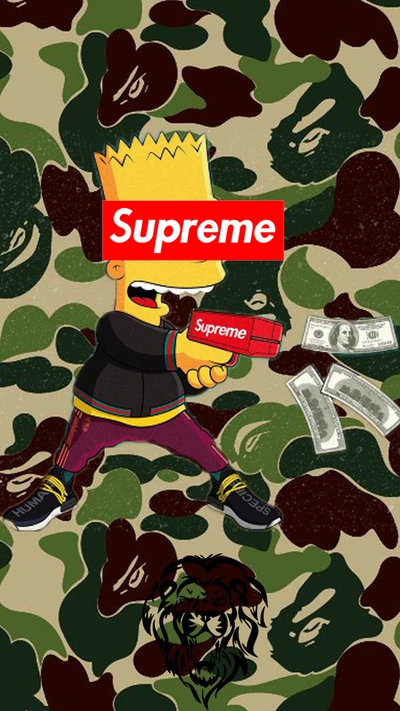 supreme, simpsons, vynton, zedge2k19, art