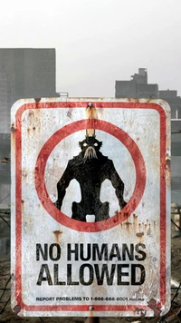 Warning: No Humans Allowed - Alien Presence Detected