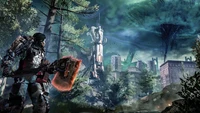 Paysage épique de science-fiction dans The Surge 2 : Une aventure post-apocalyptique