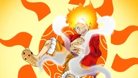 Luffy's Gear Fifth Transformation: Embracing the Sun God Nika