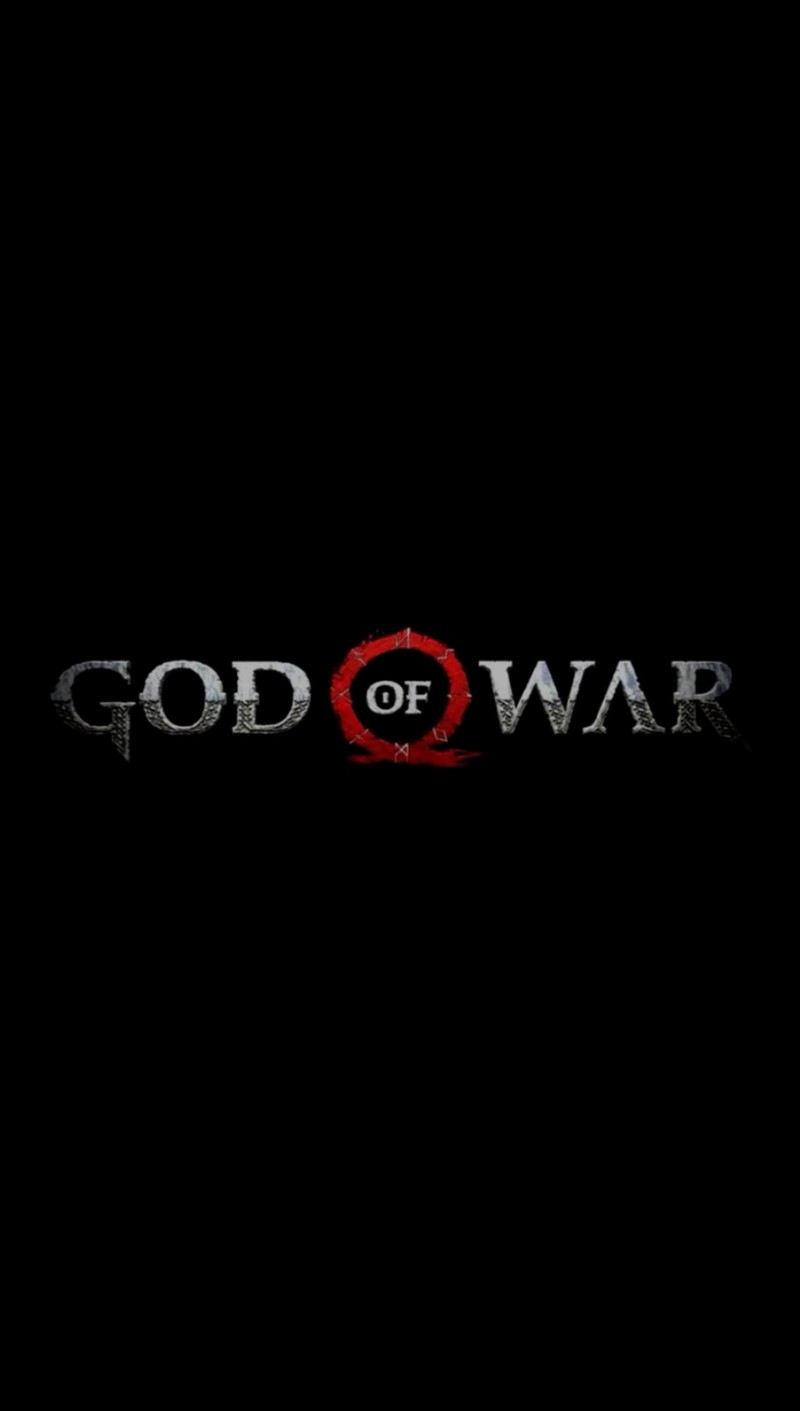 Логотип god of war на черном фоне (2017, e3, god of war, kratos, ps4)