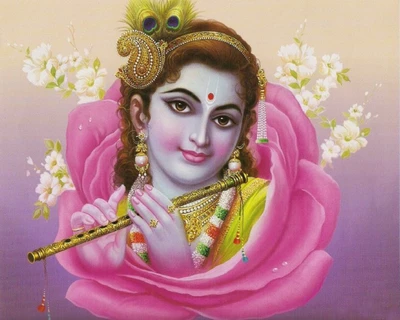 in rose, krishna