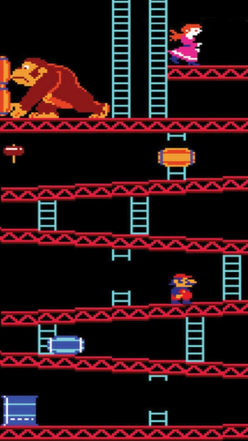 Донки конг — классическая игра донки конга (дк, dk, донки конг, donkey kong, smb)