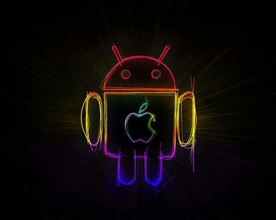 android, pomme, hd, sympa