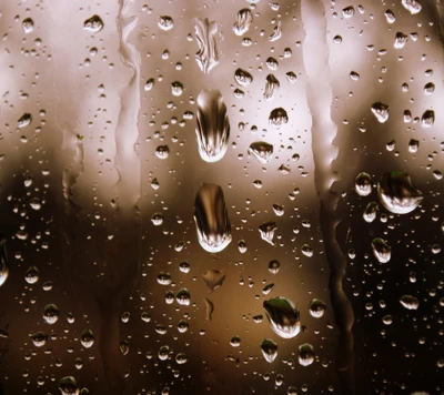 gouttes, hd, pluie, gouttes de pluie, météo