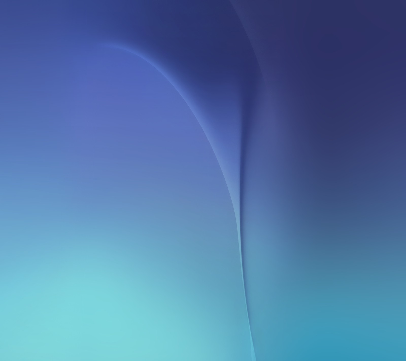 A close up of a blue and green background with a curved curve (edge, galaxy, s6, samsung, wallpaper)