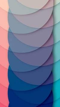 Pastel Overlapping Circles Pattern