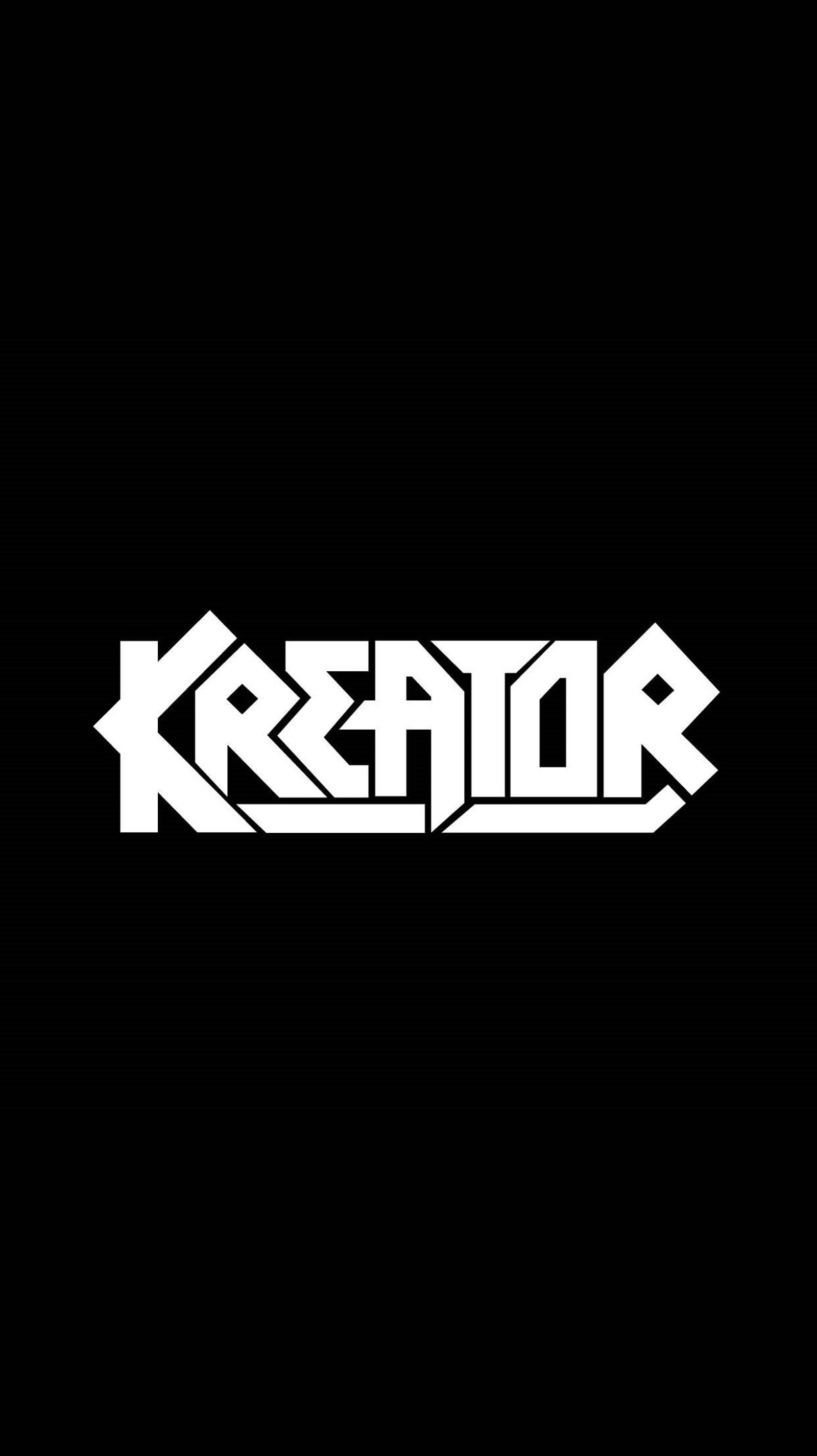 Un logo noir et blanc avec le mot kesteror (groupe, mort, lourd, kreator, métal)