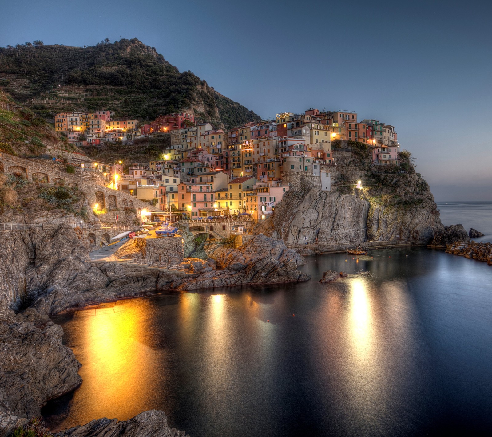 coast, houses, italy, sea wallpaper