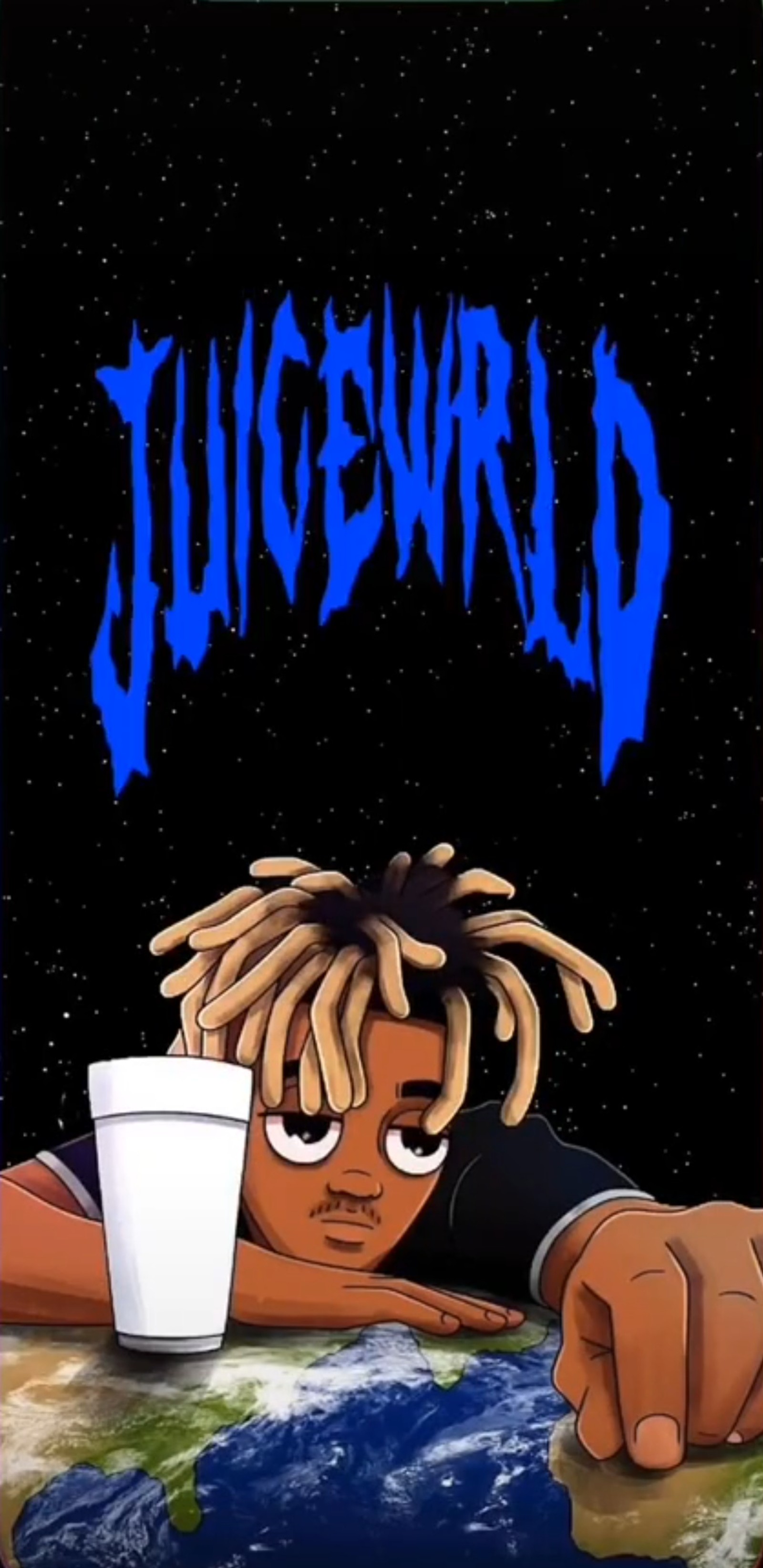 Скачать обои juice wrld, рэпер