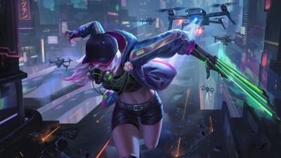 Cyber Spectre Natalia in Aktion: Ein Mobile Legends Abenteuer