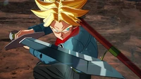 Trunks prêt pour le combat dans Dragon Ball Sparking Zero - Fond d'écran 4K