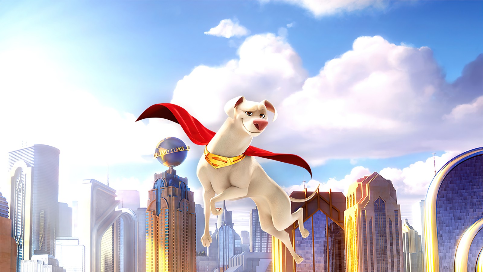 Lade krypto, dc league of super pets, film, animation animiert Hintergrund herunter