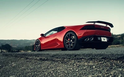 2015 Lamborghini Huracan: Um supercarro deslumbrante com design arrojado e desempenho.