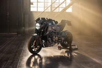 Brabus 1300 R Édition 23 : KTM 1290 Super Duke R Evo dans un Éclairage Dramatique