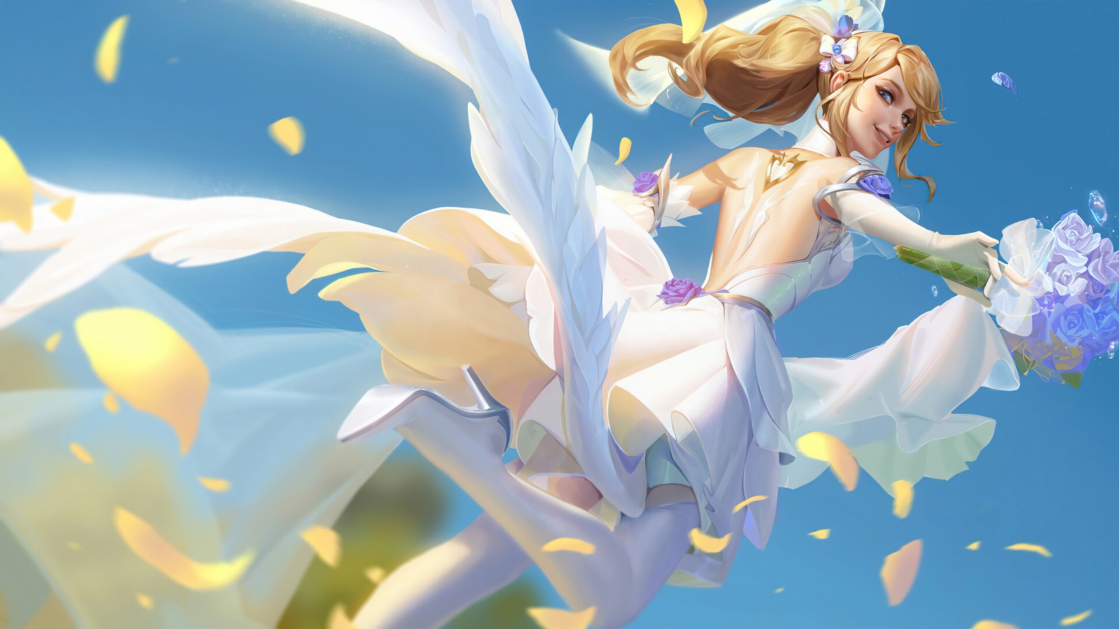 lux, cyrstal, rose, lol wild rift, league of legends Download Wallpaper