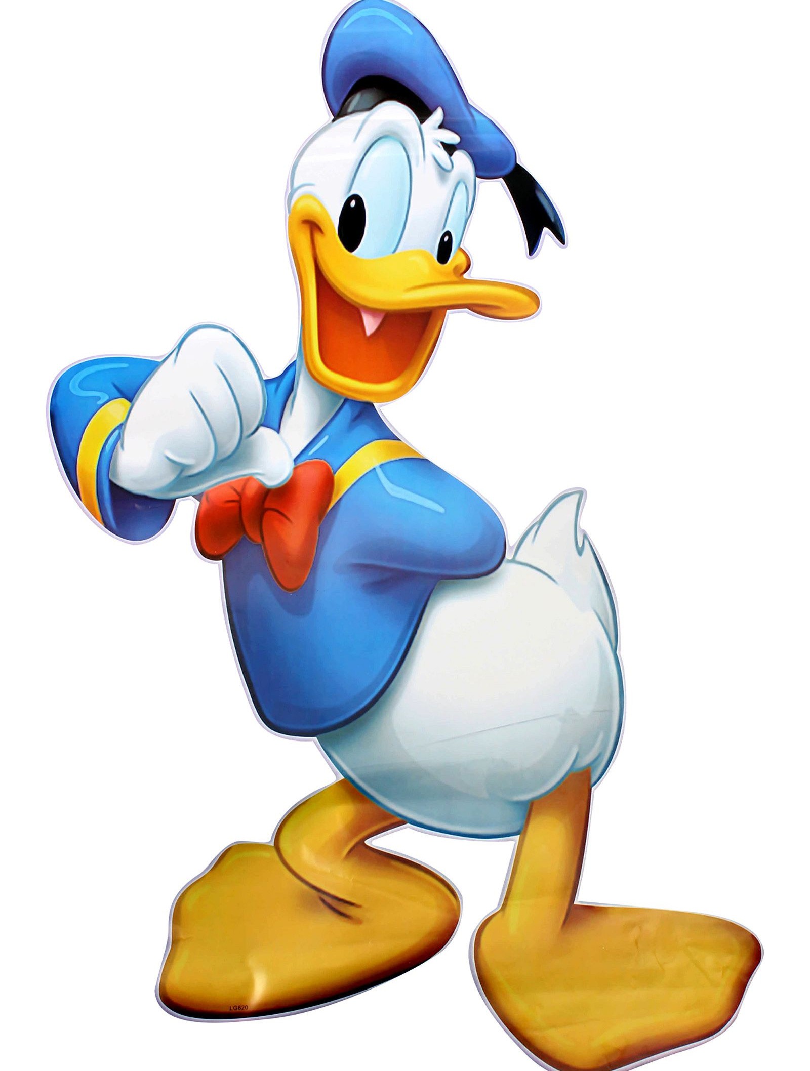 Pato donald com um chapéu azul e uma camisa azul (desenhos animados, pato donald, donald duck)