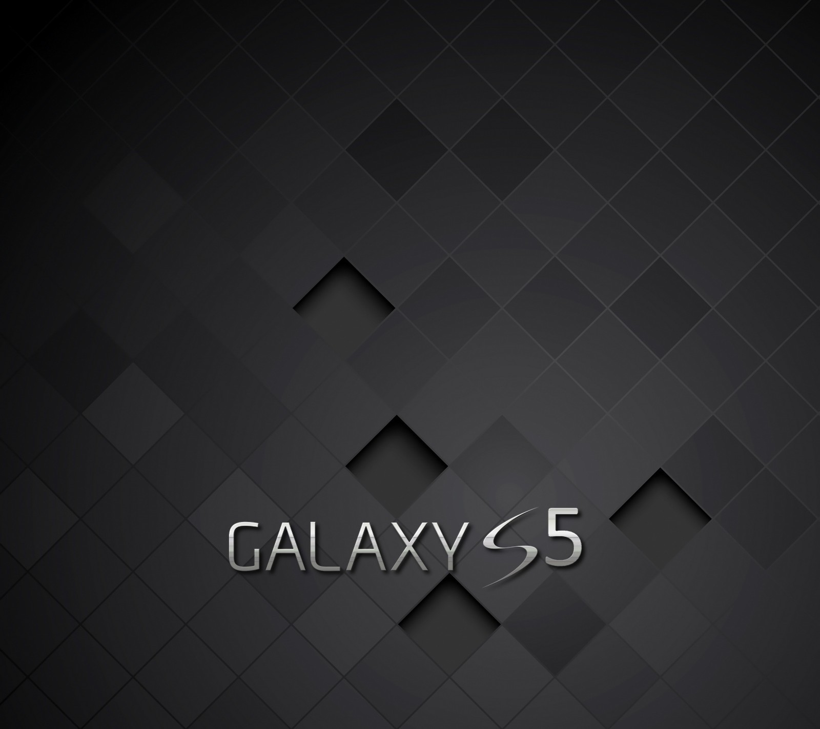 Черный фон с надписью galaxy 5 (галактика, s5, samsung)