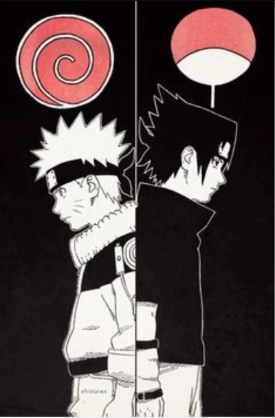 Contraste de l'amitié : Naruto et Sasuke