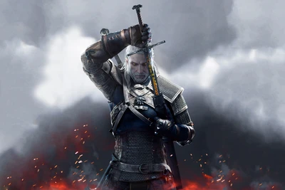 jeux, geralt, hd, the, ultra