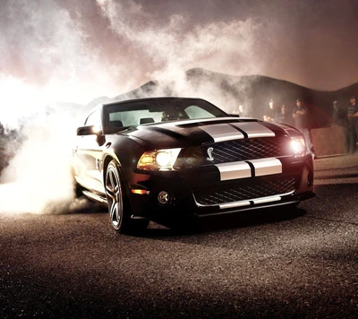 burnout, voitures, ford, ford mustang, hd