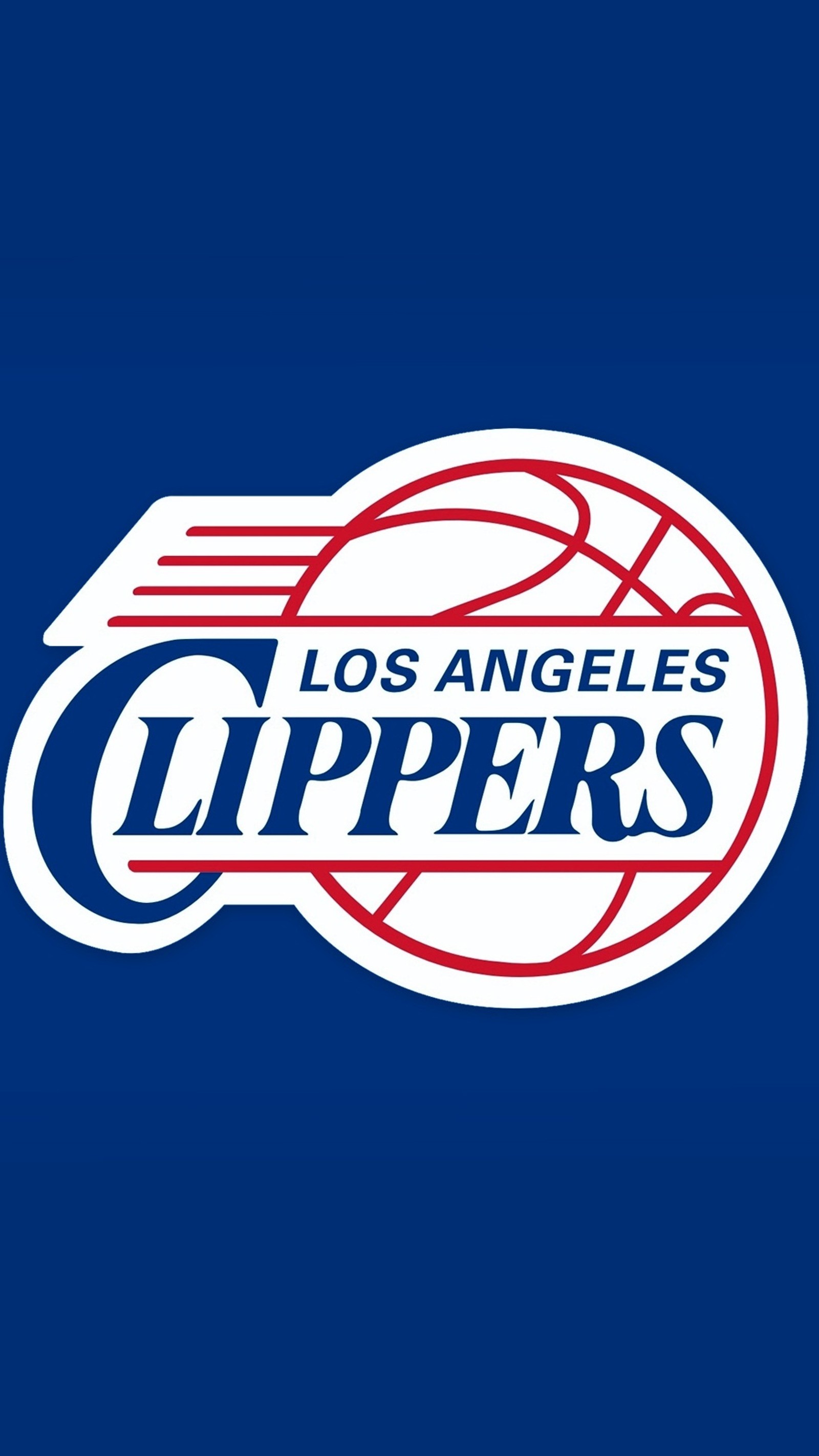 Los angeles clippers logo on a blue background (adidas, and1, champion, ea, hip hop)