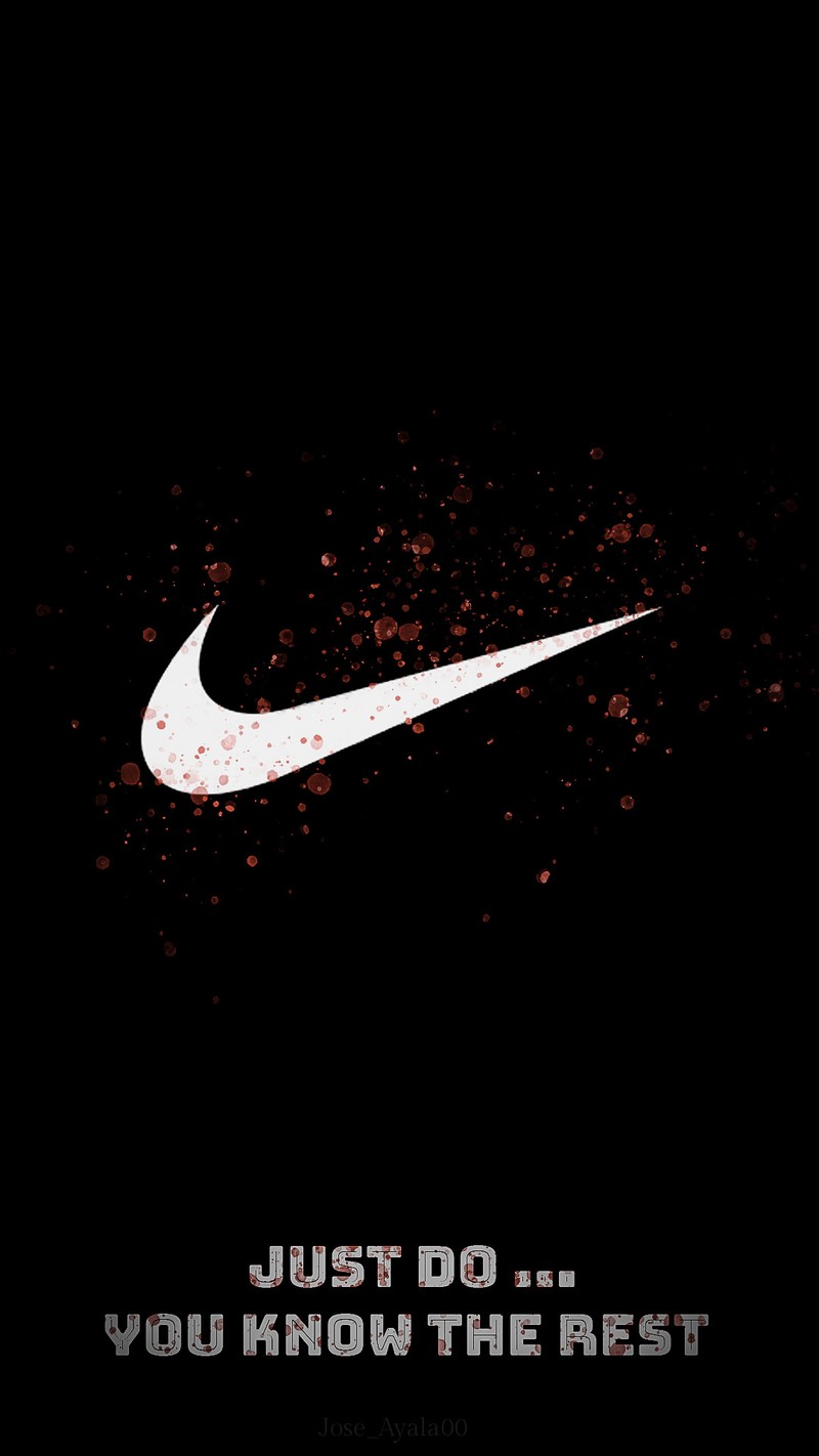 Nike просто сделай, ты знаешь остальное (галактика, логотип, логотипы, nike)