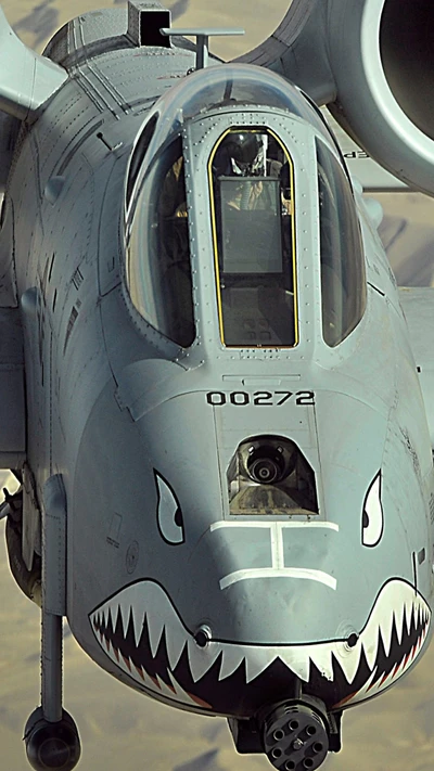 A-10 Thunderbolt II : Warthog Iconique avec Art de Nez Distinctif