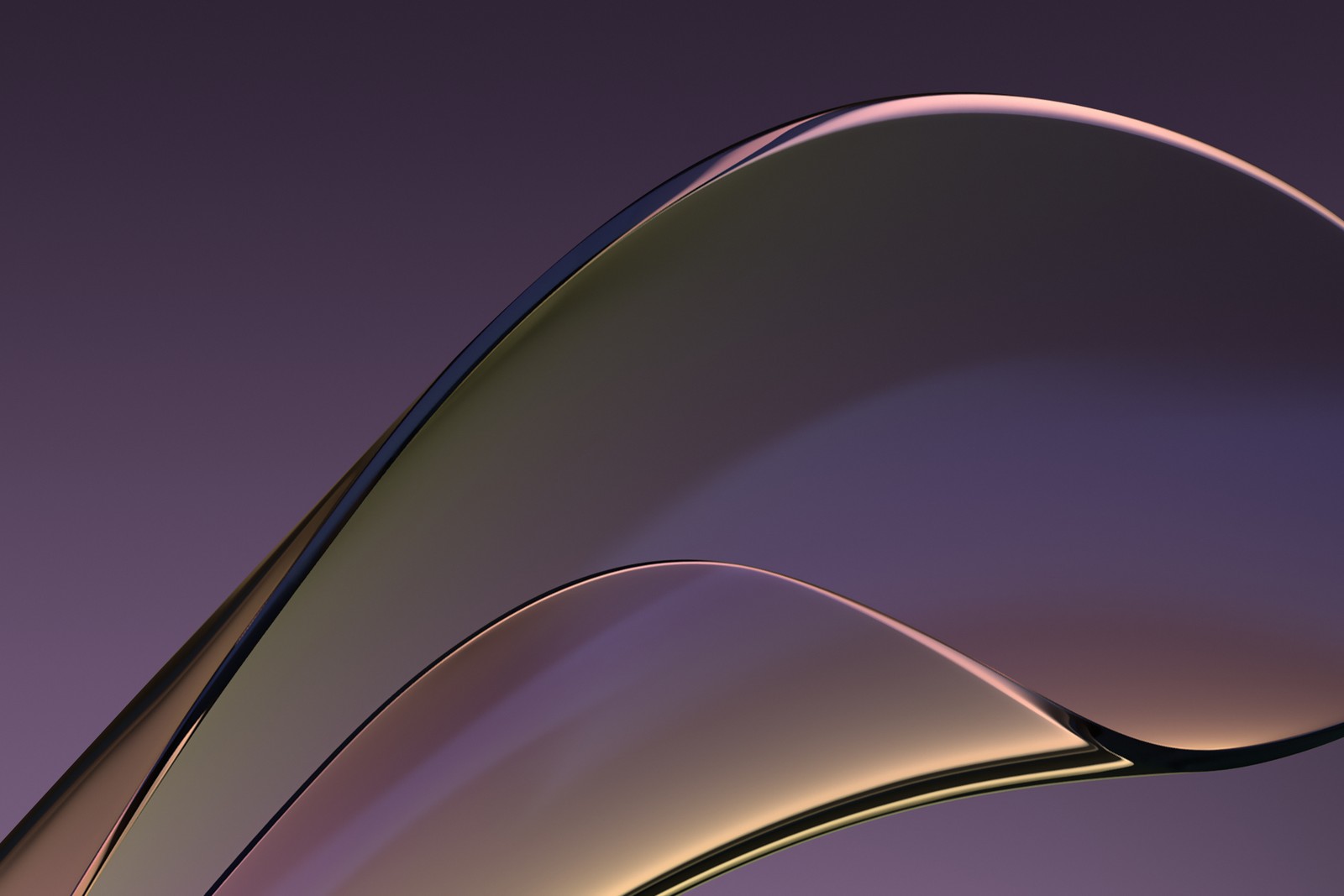 A close up of a curved object with a purple background (huawei, huawei matebook, purple, violet, silver)